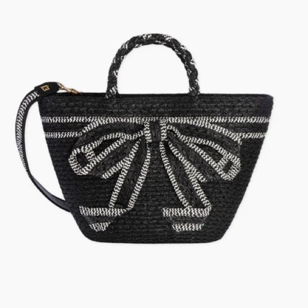 Eric Javits New York Antoinette Jr Black Mix tote bag WITH TAGS
